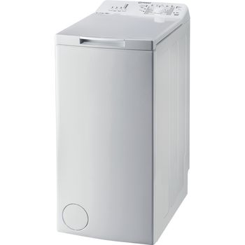 Indesit-Lave-linge-Pose-libre-ITWA-B-61051-W--FR--Blanc-Lave-linge-top-A--Perspective