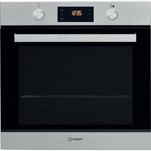 Four encastrable Indesit : couleur inox, pyrolyse - IFW 6841 JP IX