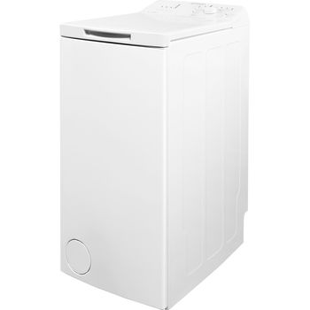 Indesit-Lave-linge-Pose-libre-BTW-A51052--FR--Blanc-Lave-linge-top-A---Perspective