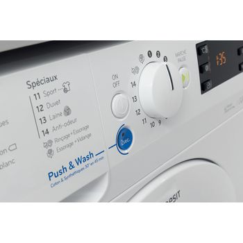 Indesit-Lave-linge-Pose-libre-BWE-81483X-W-FR-Blanc-Lave-linge-frontal-A----Control-panel