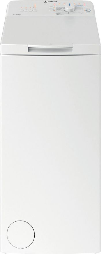 Indesit Lave-linge Pose-libre BTW L50300 FR/N Blanc Lave-linge top D Frontal