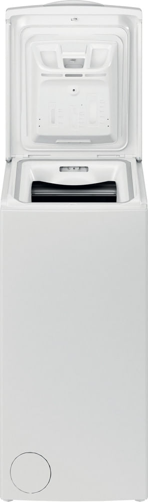 Indesit-Lave-linge-Pose-libre-BTW-L50300-FR-N-Blanc-Lave-linge-top-D-Frontal-open