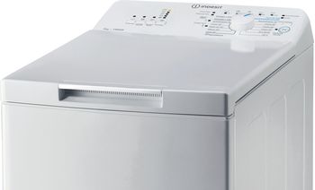 Indesit Lave-linge Pose-libre BTW L50300 FR/N Blanc Lave-linge top D Control panel