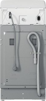 Indesit Lave-linge Pose-libre BTW L50300 FR/N Blanc Lave-linge top D Back / Lateral