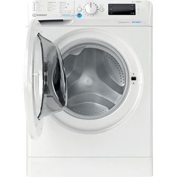 Indesit-Lave-linge-Pose-libre-BWE91484XWFR-N-Blanc-Lave-linge-frontal-C-Frontal-open