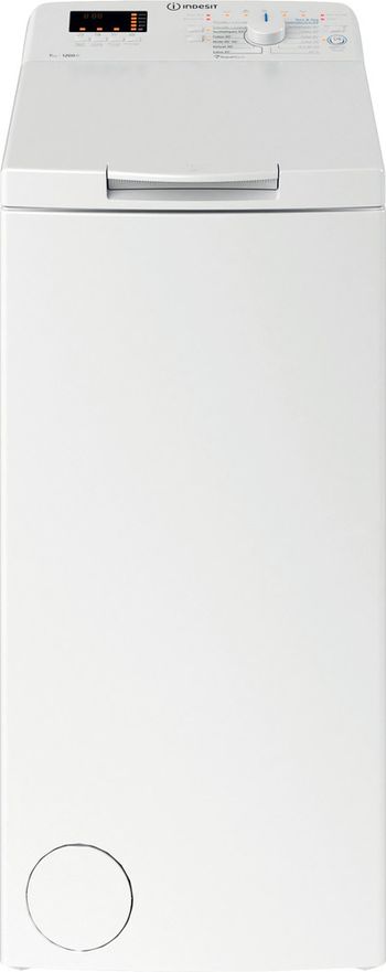 Indesit Lave-linge Pose-libre BTW S72200 FR/N Blanc Lave-linge top E Frontal