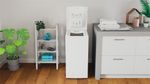 Indesit Lave-linge Pose-libre BTW S72200 FR/N Blanc Lave-linge top E Lifestyle frontal open