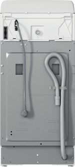 Indesit Lave-linge Pose-libre BTW S72200 FR/N Blanc Lave-linge top E Back / Lateral