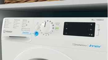 Indesit Lave-linge Pose-libre BWBE81484XWFR N Blanc Lave-linge frontal C Lifestyle control panel