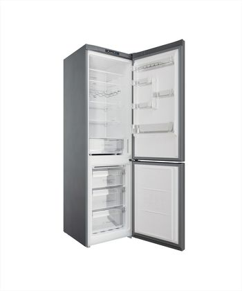 Indesit-Combine-refrigerateur-congelateur-Pose-libre-INFC9-TI21X-Inox-2-portes-Perspective-open