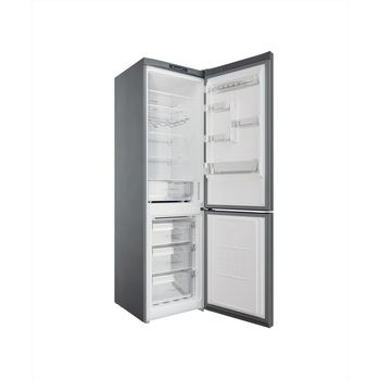Indesit-Combine-refrigerateur-congelateur-Pose-libre-INFC9-TI21X-Inox-2-portes-Perspective-open