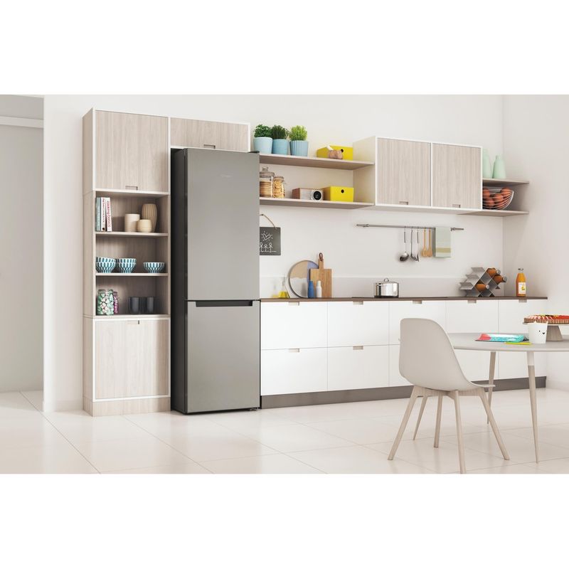 Indesit-Combine-refrigerateur-congelateur-Pose-libre-INFC9-TI21X-Inox-2-portes-Lifestyle-perspective