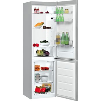 Indesit-Combine-refrigerateur-congelateur-Pose-libre-LI7-S1E-S-Argent-2-portes-Perspective-open