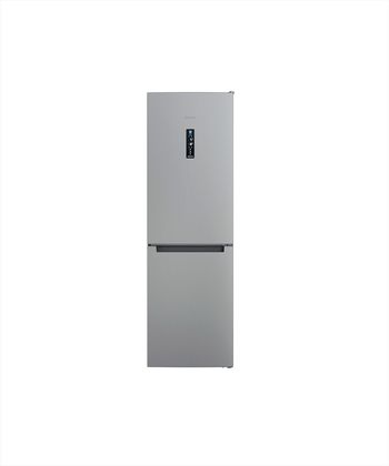 Indesit Combiné réfrigérateur congélateur Pose-libre INFC8 TT33X Inox 2 portes Frontal