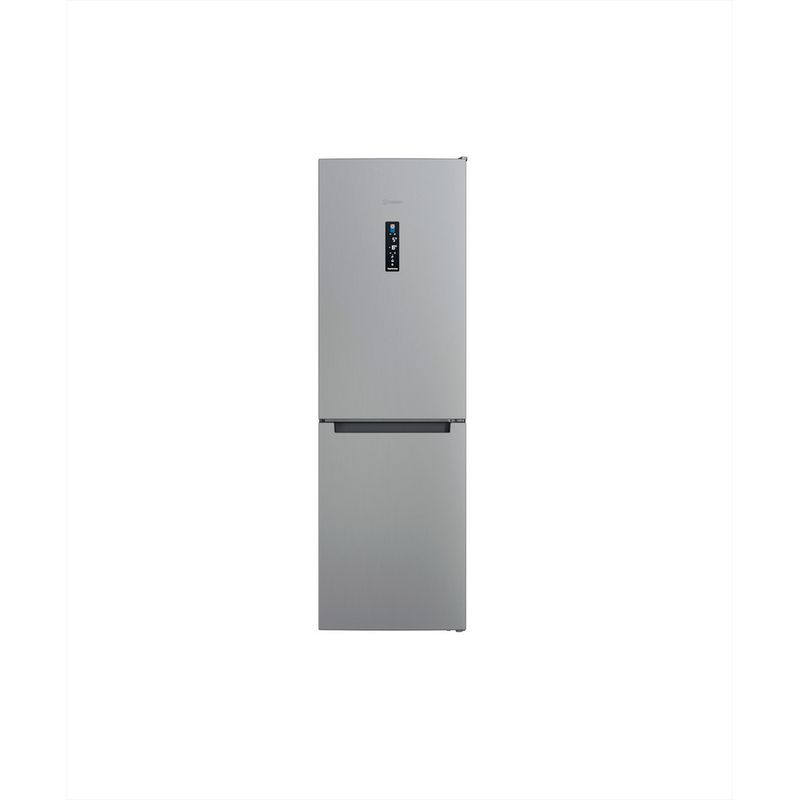 Indesit-Combine-refrigerateur-congelateur-Pose-libre-INFC8-TT33X-Inox-2-portes-Frontal