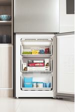 Indesit Combiné réfrigérateur congélateur Pose-libre INFC8 TT33X Inox 2 portes Lifestyle frontal open