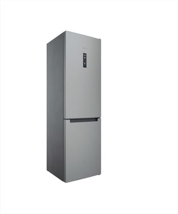 Indesit Combiné réfrigérateur congélateur Pose-libre INFC9 TO32X Inox 2 portes Perspective