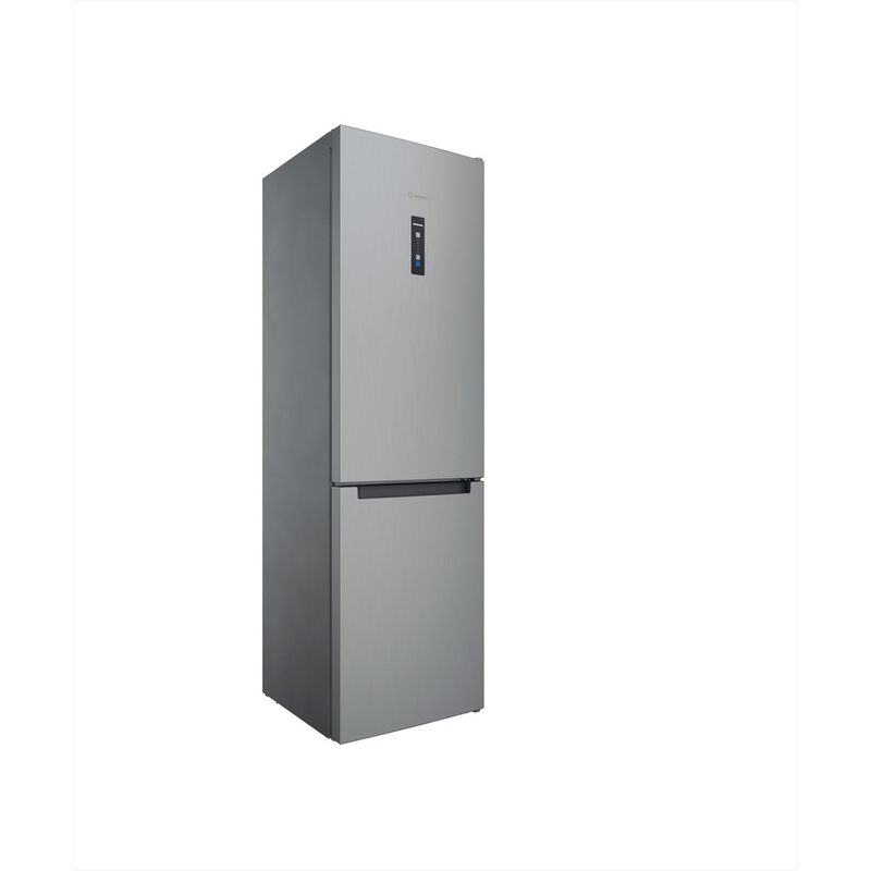 Indesit-Combine-refrigerateur-congelateur-Pose-libre-INFC9-TO32X-Inox-2-portes-Perspective