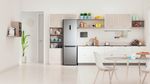 Indesit Combiné réfrigérateur congélateur Pose-libre INFC9 TO32X Inox 2 portes Lifestyle frontal