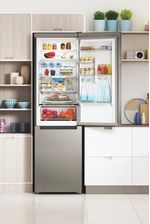 Indesit Combiné réfrigérateur congélateur Pose-libre INFC9 TO32X Inox 2 portes Lifestyle frontal open