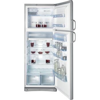 Indesit-Combine-refrigerateur-congelateur-Pose-libre-TAAN-6-FNF-S-Argent-2-portes-Frontal-open