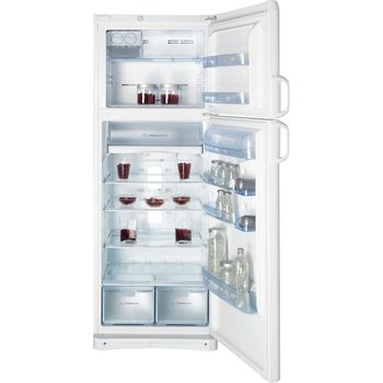 Indesit-Combine-refrigerateur-congelateur-Pose-libre-TAAN-6-FNF-Blanc-2-portes-Frontal-open