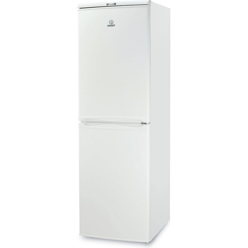 Indesit-Combine-refrigerateur-congelateur-Pose-libre-CAA-55-Blanc-2-portes-Perspective