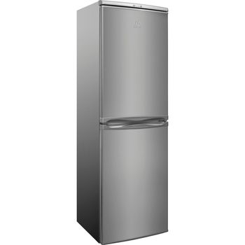 Indesit-Combine-refrigerateur-congelateur-Pose-libre-CAA-55-NX-Inox-2-portes-Perspective