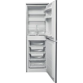 Indesit-Combine-refrigerateur-congelateur-Pose-libre-CAA-55-NX-Inox-2-portes-Frontal-open