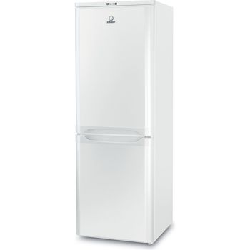 Indesit-Combine-refrigerateur-congelateur-Pose-libre-NCAA-55-Blanc-2-portes-Perspective