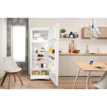 Indesit-Combine-refrigerateur-congelateur-Pose-libre-TAA-5-Blanc-2-portes-Lifestyle-frontal-open