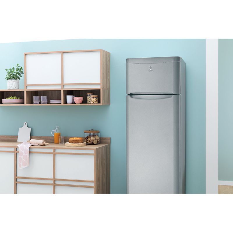 Indesit-Combine-refrigerateur-congelateur-Pose-libre-TAA-5-S-Argent-2-portes-Lifestyle-perspective