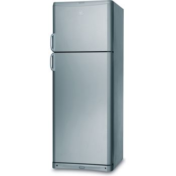 Indesit-Combine-refrigerateur-congelateur-Pose-libre-TAAN-5-V-NX-Inox-2-portes-Perspective