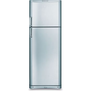 Indesit-Combine-refrigerateur-congelateur-Pose-libre-TAAN-5-V-NX-Inox-2-portes-Frontal