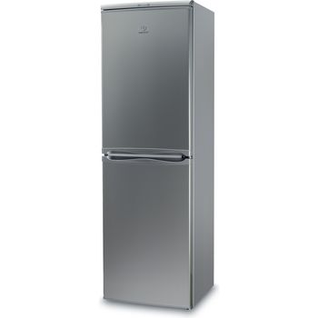 Indesit-Combine-refrigerateur-congelateur-Pose-libre-CAA-55-S-Argent-2-portes-Perspective