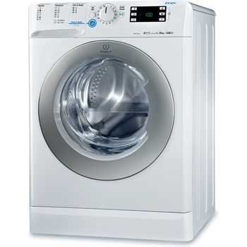 Indesit-Lave-linge-Pose-libre-XWE-101484X-WSSS-EU-Blanc-Lave-linge-frontal-A----Perspective