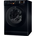 Indesit-Lavante-sechante-Pose-libre-XWDE-751680X-K-FR-Noir-Lave-linge-frontal-Perspective