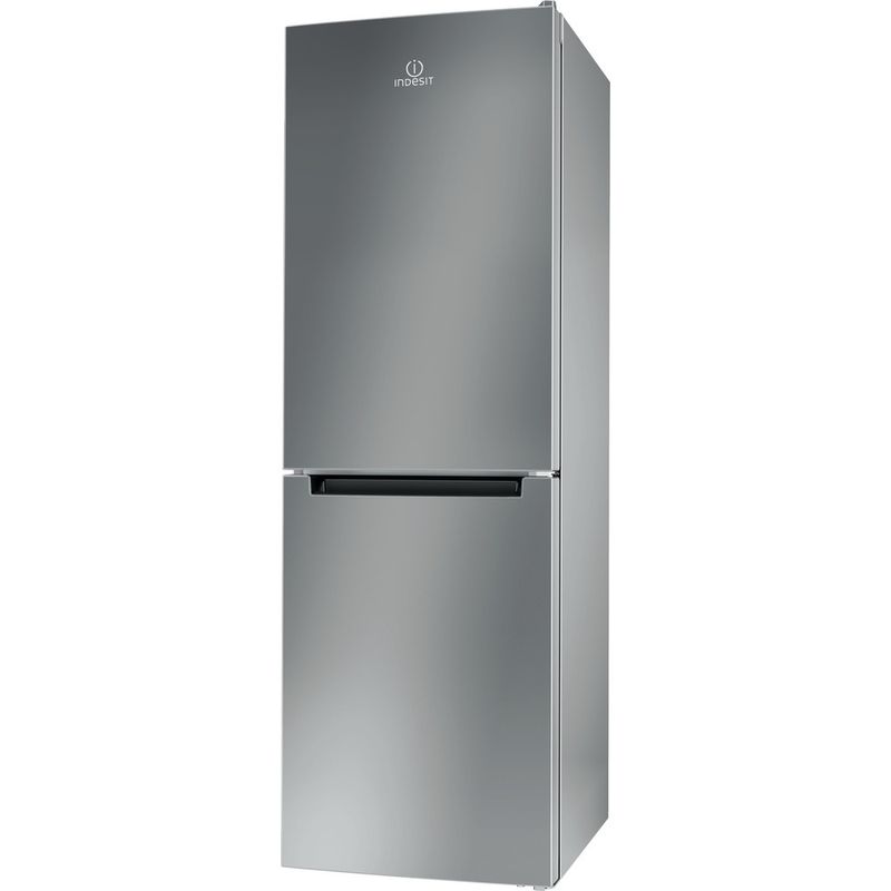 Indesit-Combine-refrigerateur-congelateur-Pose-libre-LI70-FF1-X-Inox-2-portes-Perspective