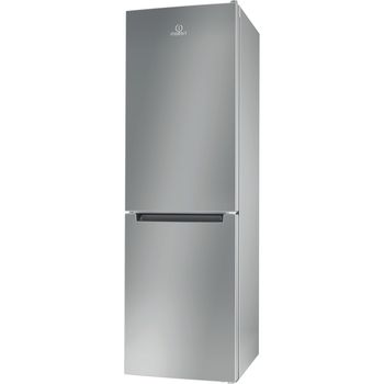 Indesit-Combine-refrigerateur-congelateur-Pose-libre-LI80-FF2-S-B-Argent-2-portes-Perspective