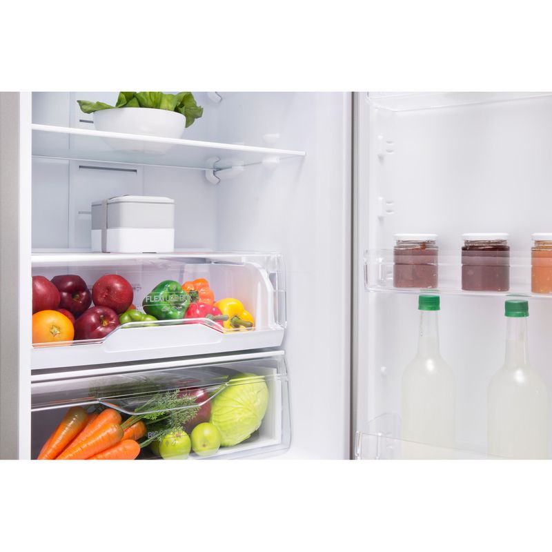 Indesit-Combine-refrigerateur-congelateur-Pose-libre-LI7-FF2-S-B-Argent-2-portes-Drawer