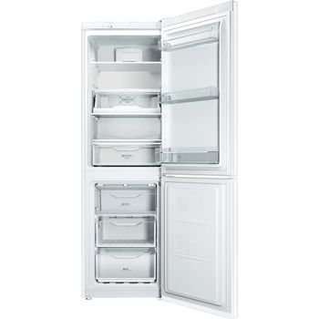 Indesit-Combine-refrigerateur-congelateur-Pose-libre-LI80-FF1-W-Blanc-2-portes-Frontal-open