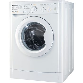 Indesit-Lavante-sechante-Pose-libre-EWDC-6145-W-FR-Blanc-Lave-linge-frontal-Perspective