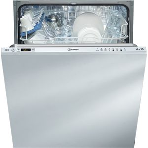 Lave-vaisselle intégrable Indesit : Standard 60cm, couleur blanche - DIFP 68B1 EU