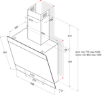 Indesit-Hotte-Encastrable-IHVP-6.6-LM-K-Noir-Mural-Mecanique-Technical-drawing