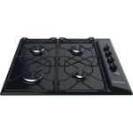 Indesit-Table-de-cuisson-PAA-642--I-BK--Noir-GAS-Frontal-top-down