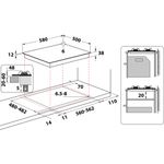 Indesit-Table-de-cuisson-PAA-642--I-BK--Noir-GAS-Technical-drawing