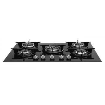 Indesit-Table-de-cuisson-PR-752-W-I-BK--Noir-GAS-Frontal-top-down