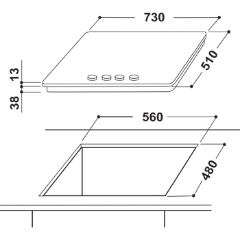 Indesit-Table-de-cuisson-THA-752-IX-I-Inox-GAS-Technical-drawing