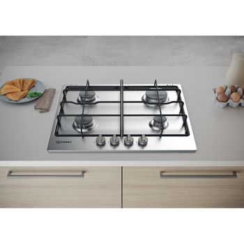 Indesit-Table-de-cuisson-THP-642-IX-I-Inox-GAS-Lifestyle-frontal-top-down