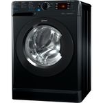 Indesit-Lave-linge-Pose-libre-BWE-81483X-K-FR-Noir-Lave-linge-frontal-A----Perspective